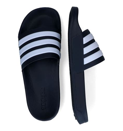 adidas badslippers heren blauw|Adidas online shop.